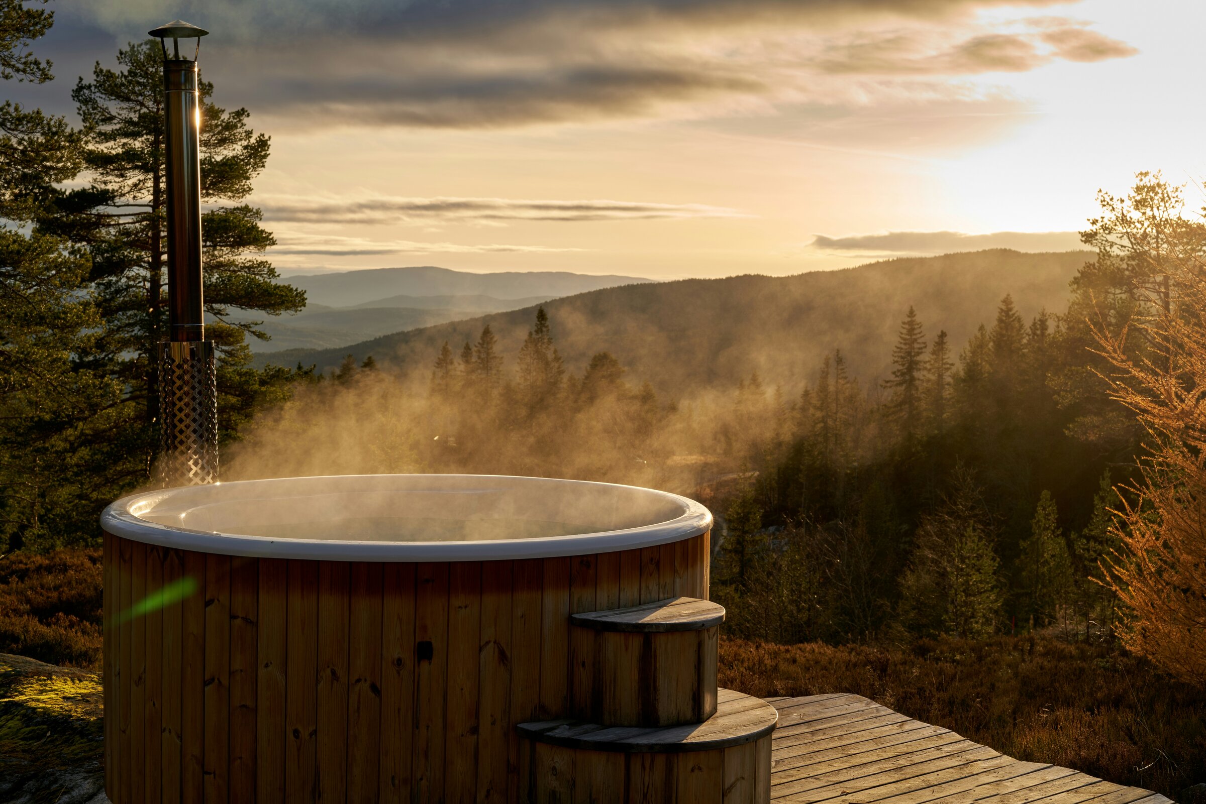Hottub met uitzicht